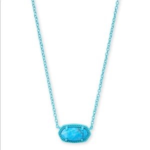 Kendra Scott Elisa Aqua Howlite Matte Blue